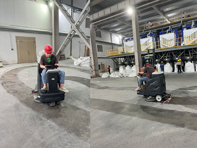 美高驾驶式洗地机M2913_东莞仓库地面清洁